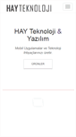 Mobile Screenshot of hayteknoloji.com